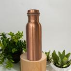 Puur koperen waterfles flower of life ± 750 ml (zware, Ophalen of Verzenden, Nieuw