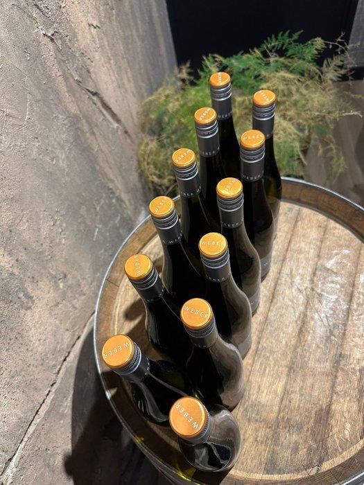 2022 Udo Weber Niederhäuser Terroir - Nahe - 12 Flessen, Verzamelen, Wijnen