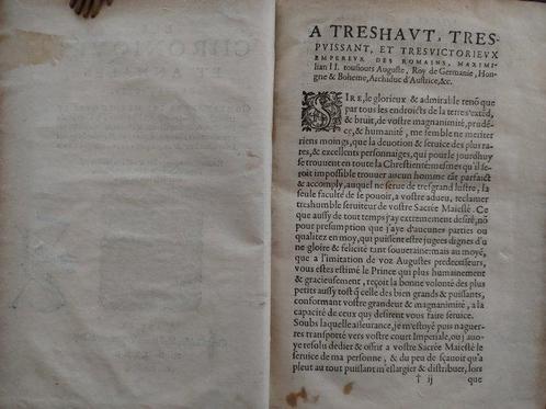 dOudegherst - Les Chroniques et Annales de Flandres - 1571, Antiek en Kunst, Antiek | Boeken en Manuscripten