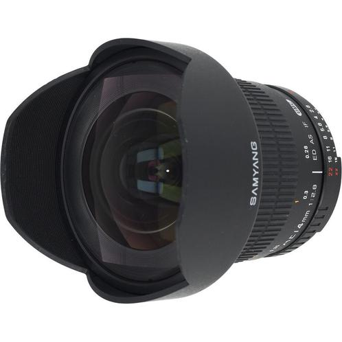 Samyang 14mm F/2.8 ED AS IF UMC Nikon AE occasion, Audio, Tv en Foto, Foto | Lenzen en Objectieven, Zo goed als nieuw, Verzenden