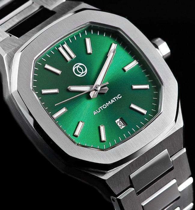 Meccano - Cube C1 Green Automatic Watch - Zonder, Handtassen en Accessoires, Horloges | Heren