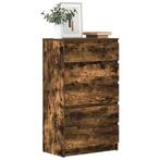 vidaXL Ladekast 60x36x103 cm bewerkt hout gerookt, Huis en Inrichting, Kasten | Dressoirs, Verzenden, Nieuw