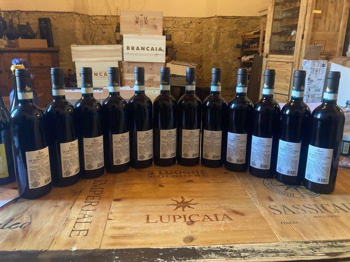 2024 Altesino, Rosso di Montalcino - Toscane - 12 Flessen, Verzamelen, Wijnen