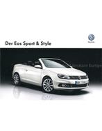 2012 VOLKSWAGEN EOS SPORT & STYLE BROCHURE DUITS, Ophalen of Verzenden, Nieuw