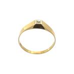 Zonder Minimumprijs - Ring - 8 karaat Geel goud - 0.01ct., Handtassen en Accessoires, Ringen, Nieuw