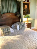 Vroege 20e eeuw beddekleed, met de hand gebreid. - Bedsprei, Antiek en Kunst