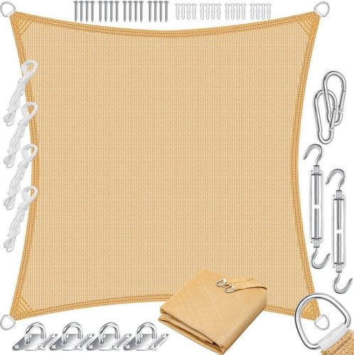 KESSER® Schaduwdoek 3x3m - Zonnezeil - Vierkant - Waterafsto, Huis en Inrichting, Woonaccessoires | Overige, Verzenden