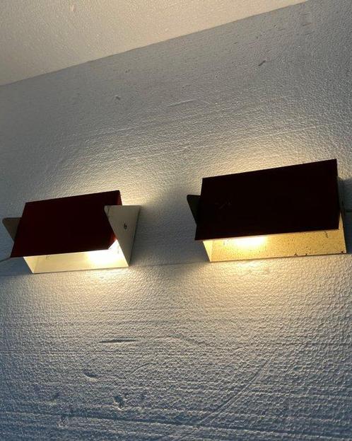 Anvia Almelo - J.J.M. Hoogervorst - Lampe murale (2) - Métal, Antiek en Kunst, Antiek | Verlichting
