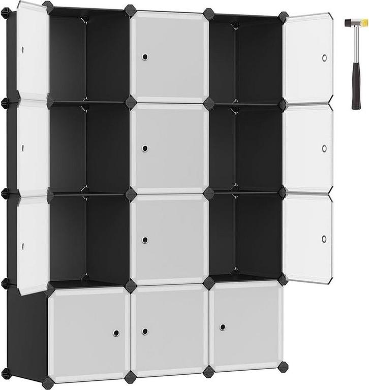 Opbergsysteem - schoenenrek - 12 opbergruimtes - 123 cm, Huis en Inrichting, Kasten | Schoenenrekken, Verzenden