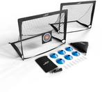 2dekans | Pop-up Voetbaldoel Goal Master - Set van 2 - Zwart, Sport en Fitness, Ophalen of Verzenden, Nieuw