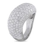 Bague - 18 carats Bague en or blanc 18 carats avec diamant, Bijoux, Sacs & Beauté, Bagues
