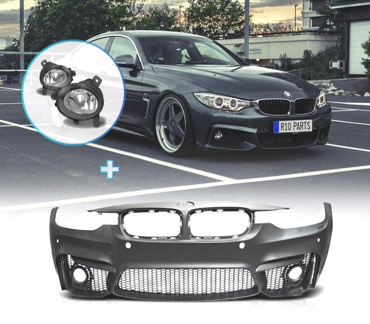 PARE CHOCS FRONTAL BMW BMW F30 F31 LOOK M3 PDC + ANTIBROUILL, Auto-onderdelen, Carrosserie, Verzenden
