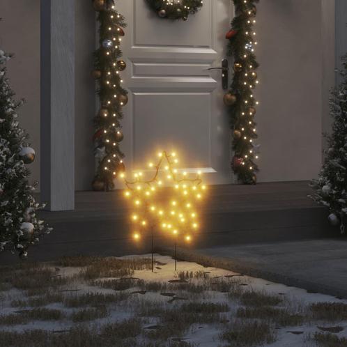 vidaXL Kerstverlichting ster 3 st met grondpinnen 50 LEDs, Diversen, Kerst, Nieuw, Verzenden