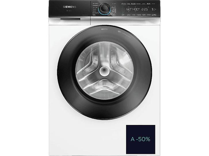 Siemens - Wasmachine Voorlader - 9 kg - Wit, Elektronische apparatuur, Wasmachines, 95 cm of meer, Nieuw, Voorlader, Energieklasse A of zuiniger