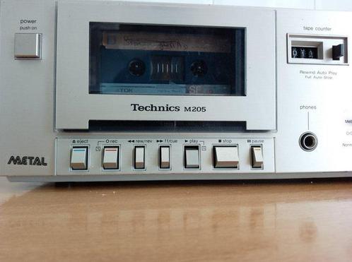Technics - M205 Lecteur de cassettes audio, Audio, Tv en Foto, Radio's