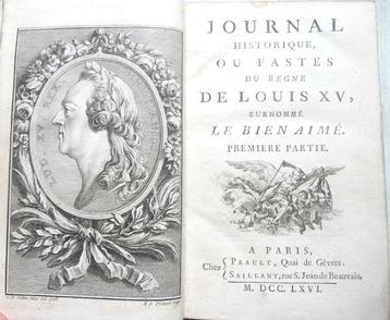 Jean-Baptiste de Levy - Journal historique, ou fastes du