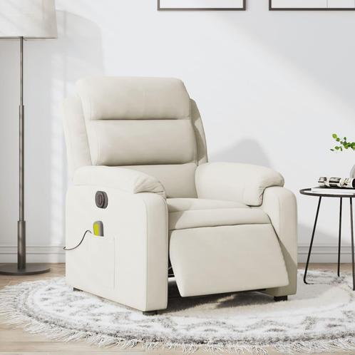 vidaXL Massagestoel elektrisch verstelbaar fluweel, Huis en Inrichting, Fauteuils, Nieuw, Verzenden