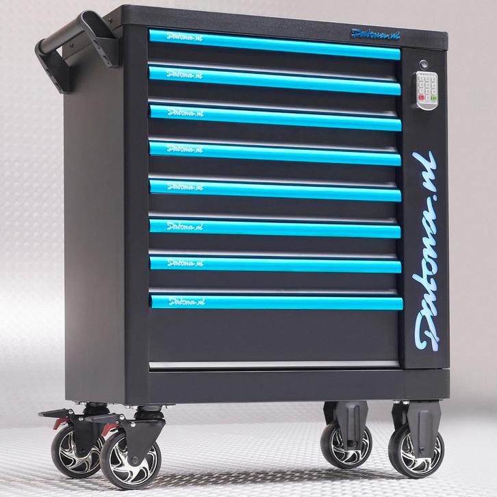 Datona Gevulde gereedschapswagen met cijferslot Ultimate, Doe-het-zelf en Bouw, Gereedschapskisten, Ophalen of Verzenden