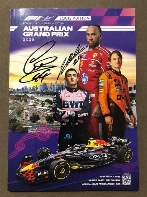 Ferrari - Australian GP - Charles Leclerc and Sir Lewis, Verzamelen, Automerken, Motoren en Formule 1