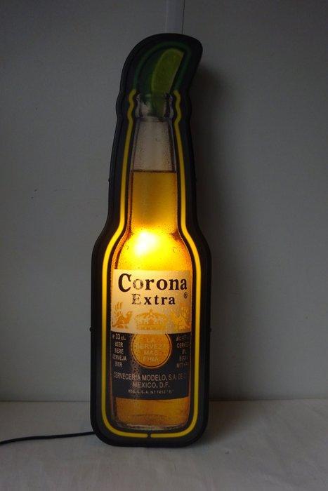 Corona Extra - American Art Decor Led Lichtbak - Lichtbak -, Antiquités & Art, Antiquités | Assiettes décoratives & Carrelages