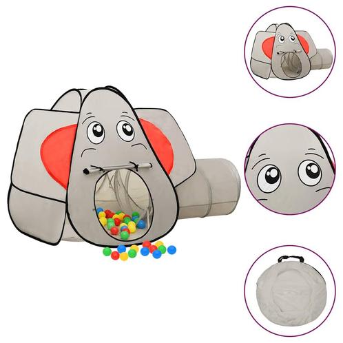 vidaXL Kinderspeeltent Olifant 174x86x101 cm grijs, Kinderen en Baby's, Speelgoed | Buiten | Speeltoestellen, Nieuw, Verzenden