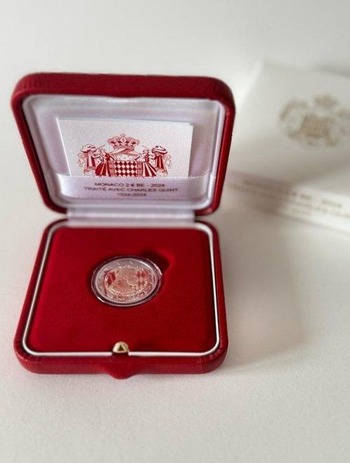 Monaco. 2 Euro 2024 500 Ans du Traité de Burgos - Charles, Postzegels en Munten, Munten | Europa | Euromunten