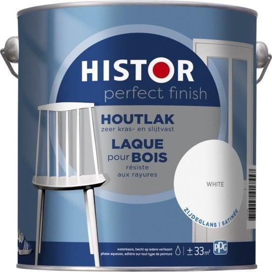 Histor Perfect Finish Houtlak Zijdeglans RAL 9005 | Gitzwart, Doe-het-zelf en Bouw, Verf, Beits en Lak, Nieuw, Verzenden