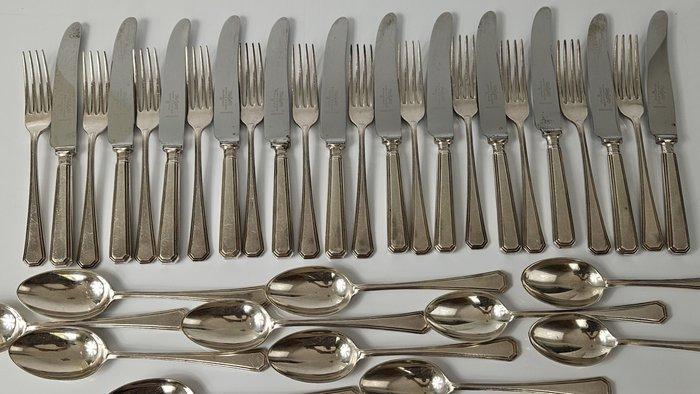 Mappin & Webb - Bestekset voor 12 personen (113) - Athener -, Antiek en Kunst, Kunst | Designobjecten