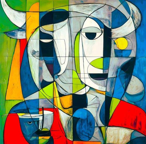Marta Ellie (1985) - Inner Minotaur XXL, Antiek en Kunst, Kunst | Schilderijen | Modern