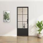 OUTLET: Stalen taatsdeur 6 Vlaks met kickplate Helder glas, 80 tot 100 cm, Overige typen, Nieuw, Metaal