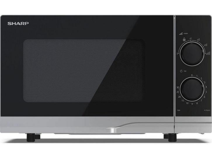 Sharp YC-PS201AE-S - Magnetron 20L 700W - Vrijstaand - Zwart, Elektronische apparatuur, Microgolfovens, Zo goed als nieuw, Verzenden
