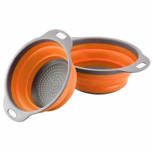 Fako® - Inklapbare Vergiet - Opvouwbaar - Siliconen - Groot, Huis en Inrichting, Keuken | Keukenbenodigdheden, Verzenden