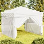 vidaXL Partytent inklapbaar met zijwanden 3x3 m wit, Tuin en Terras, Verzenden, Nieuw