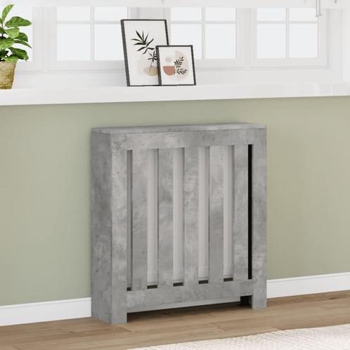 vidaXL Radiatorombouw 78x20x82 cm bewerkt hout betongrijs, Doe-het-zelf en Bouw, Verwarming en Radiatoren, Nieuw, Verzenden