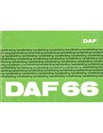 1974 DAF 66 INSTRUCTIEBOEKJE NEDERLANDS, Autos : Divers, Modes d'emploi & Notices d'utilisation