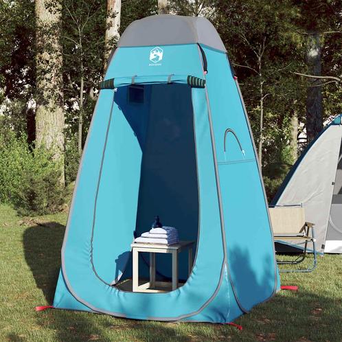 vidaXL Privacytent pop-up waterdicht blauw, Caravans en Kamperen, Tenten, Nieuw, Verzenden