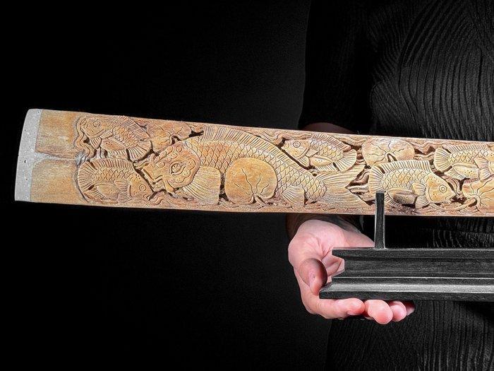 Geen reserveprijs - Grote, gedetailleerde en gepatineerde in, Antiek en Kunst, Kunst | Designobjecten