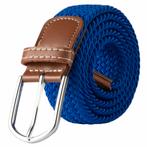 Fako Fashion® - Elastische Riem - Canvas - Gevlochten -, Kleding | Dames, Riemen en Ceinturen, Nieuw, Verzenden