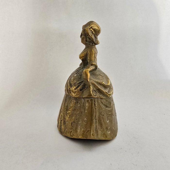 België. Tafelbel (1) Groetende dame met geplooide hoepelrok, Postzegels en Munten, Munten | Nederland