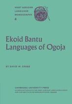 Ekoid Bantu Languages of Ogoja, Eastern Nigeria. Crabb, W.., Crabb, David W., Verzenden