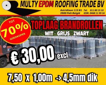 Toplaag mineraal Wit | 4,5mm dik |  € 30 excl. beschikbaar voor biedingen
