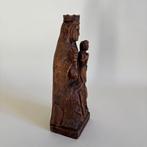 Sculpture, Vierge à l’enfant Jesus - 29 cm - Bois