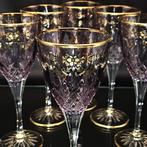 Artemisia - Wijnglas (6) - Kristal, oro 24kt - De Merletti