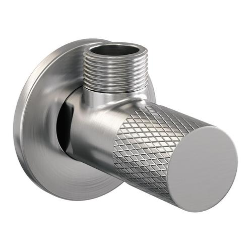 Hoekstopkraan Brauer Brushed Carving Edition RVS Geborsteld, Doe-het-zelf en Bouw, Sanitair, Kraan, Nieuw, Chroom, Ophalen of Verzenden