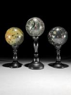 Geen minimumprijs - Prachtige set van 3 ruwe Ruby Zoisite.