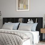 vidaXL Hoofdbordkast 220x18,5x104,5 cm zwart, Huis en Inrichting, Slaapkamer | Bedden, Verzenden, Nieuw