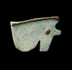 Oud-Egyptisch - Oudjat-oog in geglazuurd aardewerk - Late
