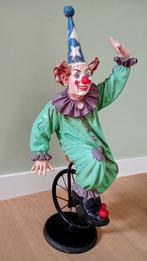 jun asilo - Jun Asilo - Beeld, Clown op eenwieler - 68 cm -, Antiek en Kunst