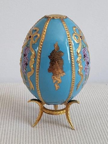 Œuf Fabergé - Œuf Fabergé — Ruban fleuri — The Franklin Mint