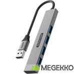 Sitecom USB-A to 4x USB-A Tiny hub, Computers en Software, Verzenden, Nieuw